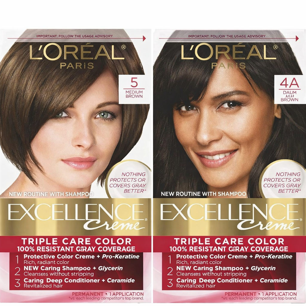 L'Oreal Paris Excellence Creme Permanent Hair Color (Pick Your Shade)