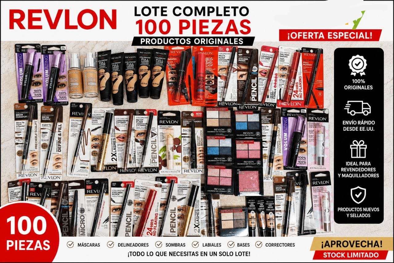 100 x Revlon mixed lot As Picture. Nice clean lot!