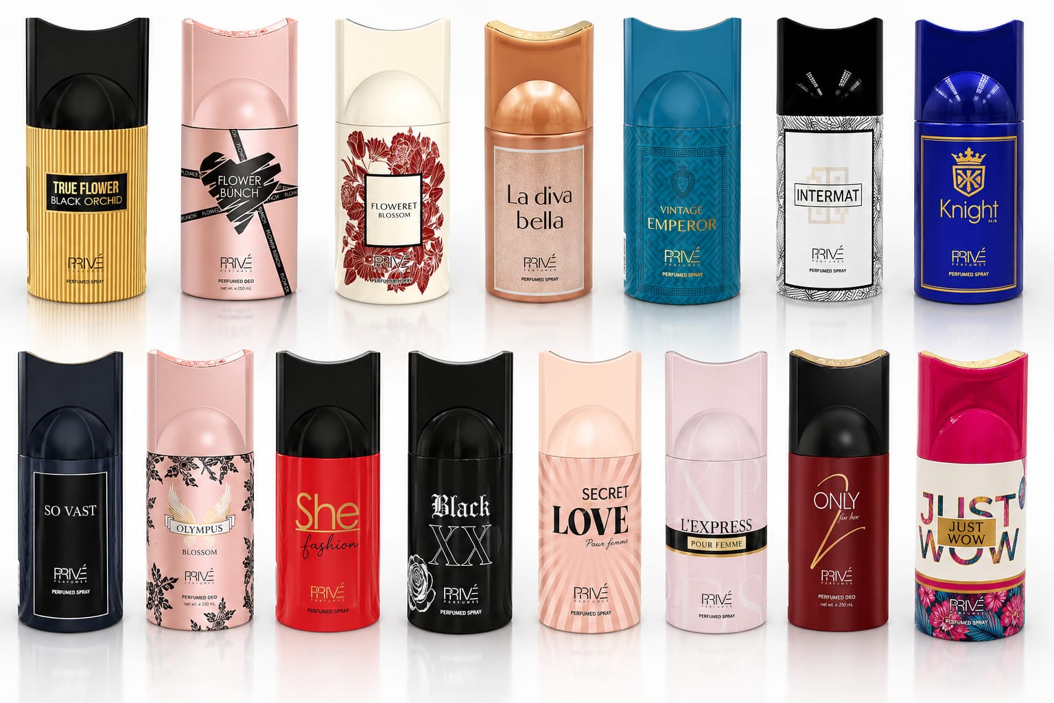 Emper  Perfumed Body Sprayt 6.67 oz 200 ml 4 Pcs Limited Time Offer 25% descount